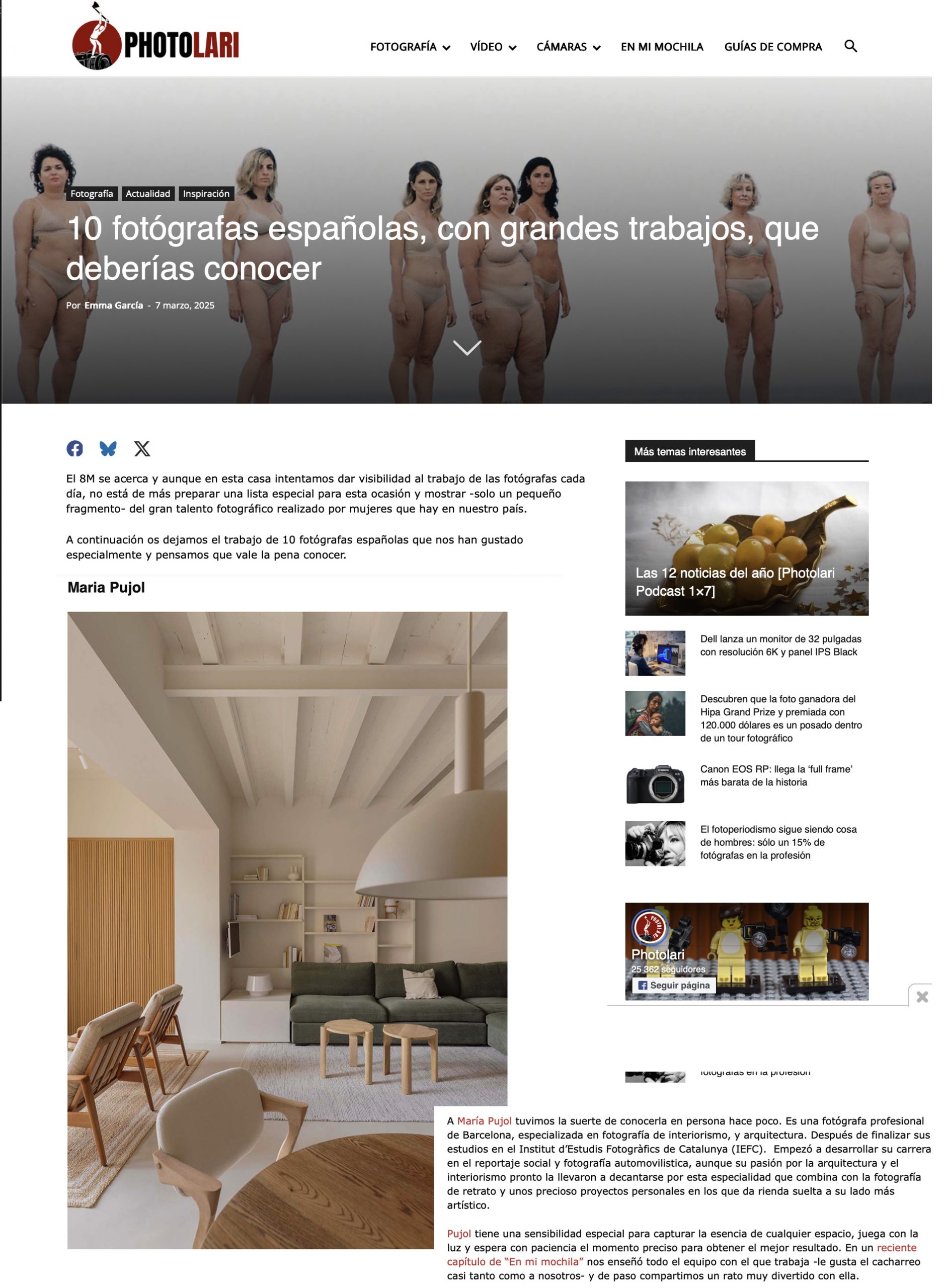 10 fotógrafas españolas, con grandes trabajos, que deberías conocer